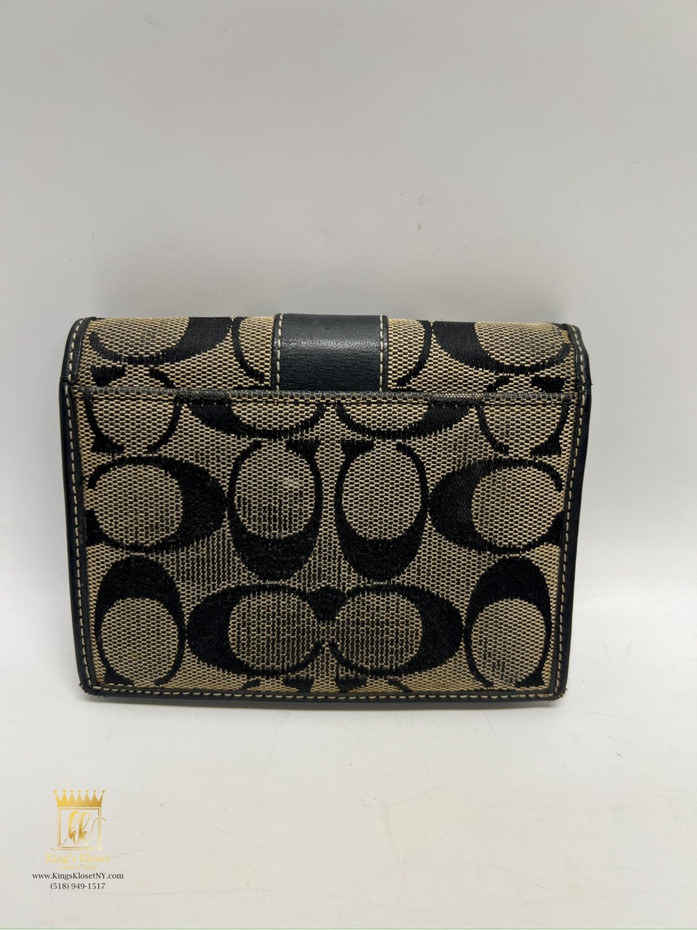 Coach Signature Bifold Wallet - Picture 2 of 11